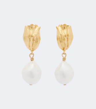 Pendientes de latón adornados | Chloé