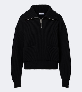 Ribbed-knit wool and cashmere sweater | Alaïa