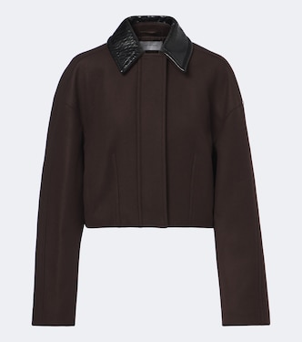 Cropped virgin wool jacket | Sportmax
