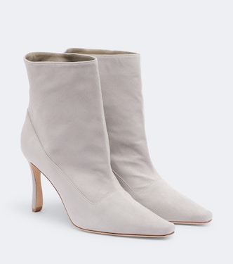 Gostatu suede ankle boots | Manolo Blahnik