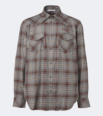 Camisa Surrow de franela a cuadros | Acne Studios