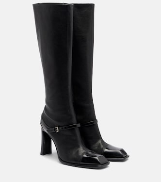 Niko leather knee-high boots | McQueen