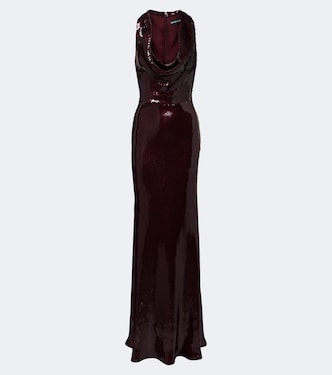 Robe mit Pailletten | David Koma