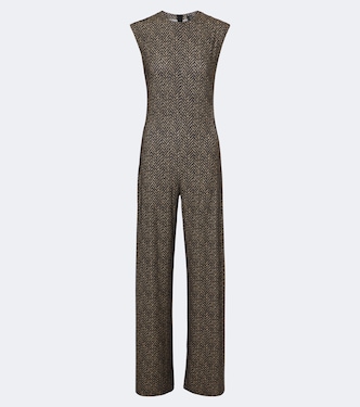 Herringbone jumpsuit | Norma Kamali