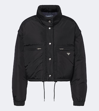 Re-Nylon cropped down jacket | Prada