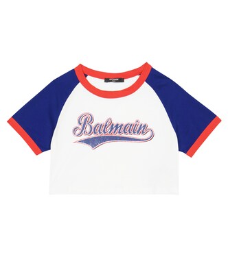 Logo cotton T-shirt | Balmain Kids