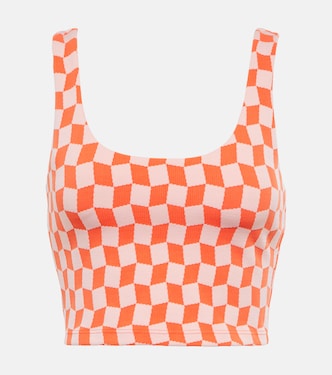 Yosemite Lana checked crop top | The Upside