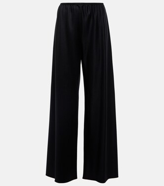 Gala virgin wool wide-leg pants | The Row