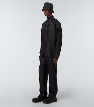 Silk pants in black - Prada | Mytheresa