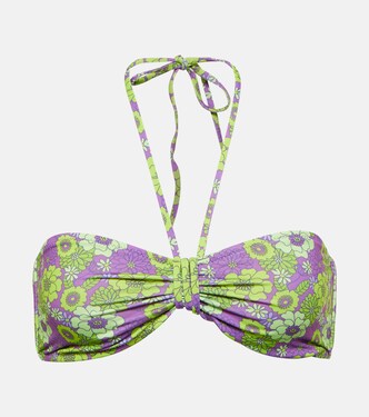 Alin floral halterneck bikini top | Bananhot