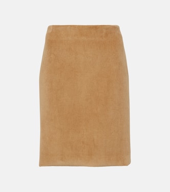 Corduroy pencil skirt | Miu Miu