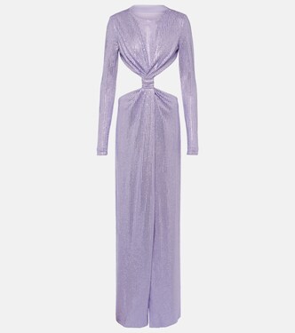 Robe aus Jersey mit Kristallen | Area