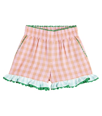 Checked cotton shorts | Stella McCartney Kids