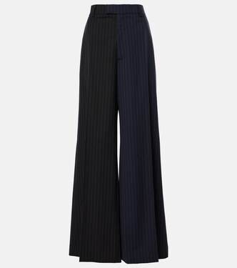 Pinstripe wool wide-leg pants | Vetements