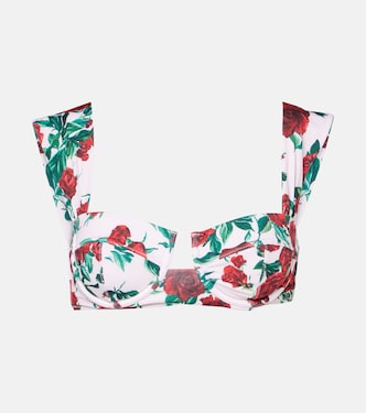 Donna floral bikini top | Alexandra Miro