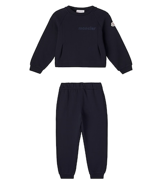 Logo cotton tracksuit | Moncler Enfant