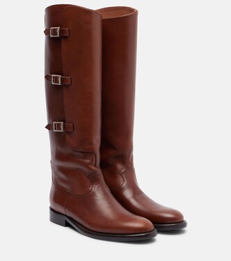 Montana leather knee-high boots | Paris Texas