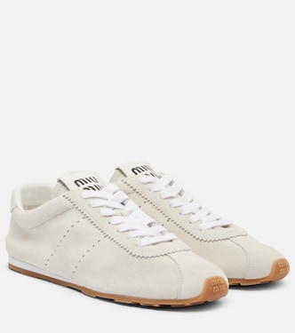 Sneakers Plume aus Veloursleder | Miu Miu