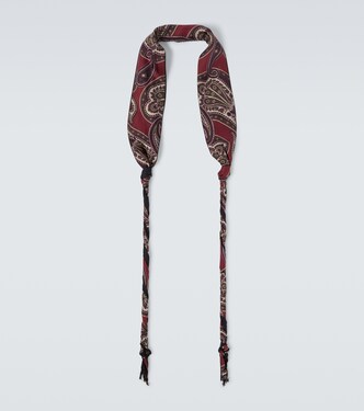 Twisted paisley silk tie | Our Legacy