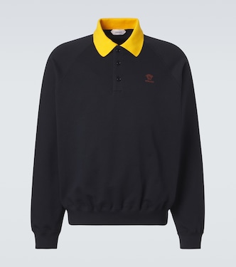 Besticktes Sweatshirt aus Baumwoll-Jersey | Versace