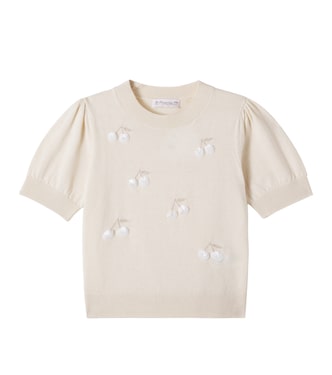 Pullover Leola aus Wolle und Baumwolle | Bonpoint