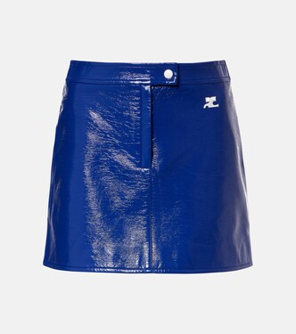 Reedition vinyl miniskirt | Courrèges