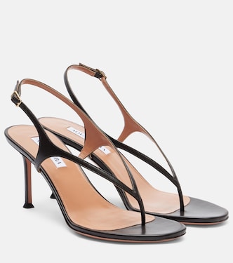 Bikini leather thong sandals | Aquazzura