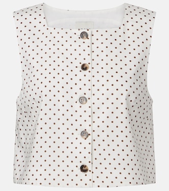 Rio polka-dot crop top | Posse