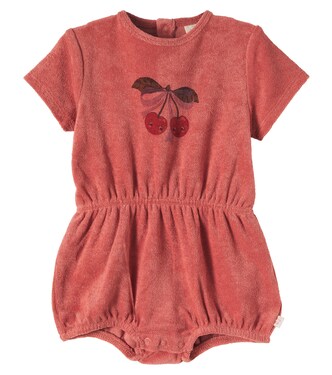Baby Itty printed cotton terry playsuit | Konges Sløjd