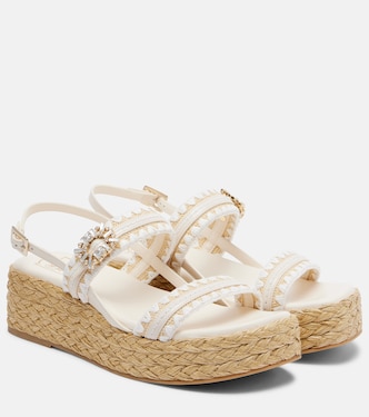 Sandales compensées Summer Strass | Roger Vivier