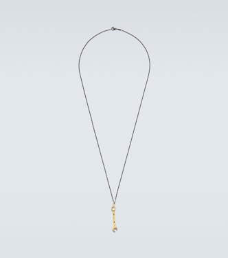 Halskette Divine Tech aus 18kt Gelbgold mit Diamanten | Ileana Makri