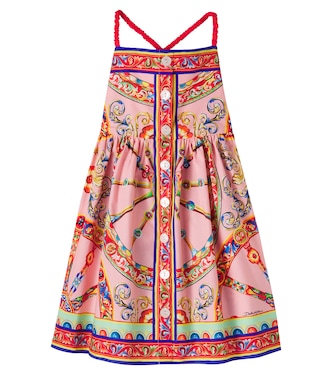 Printed cotton dress | Dolce&Gabbana Kids