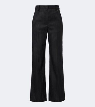 Noanda pinstripe wool-blend straight pants | Isabel Marant