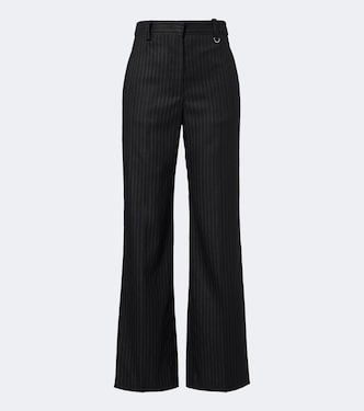 Noanda pinstripe wool-blend straight pants | Isabel Marant