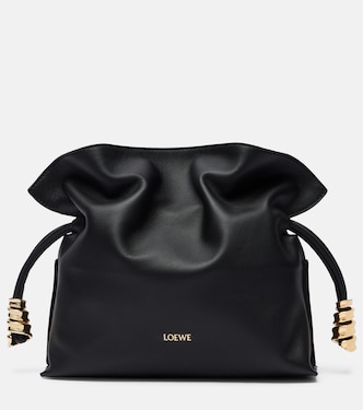 Flamenco Coil Mini leather clutch | Loewe