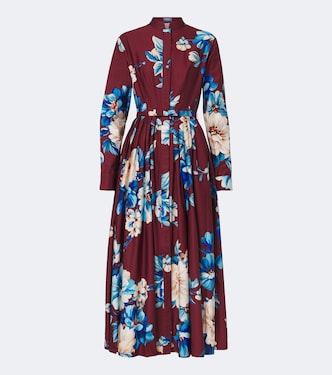Zara floral cotton shirt dress | Leo Lin
