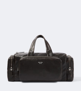 Borsa da viaggio in pelle distressed | Prada