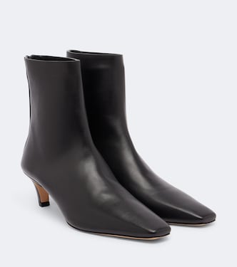 Leather ankle boots | Toteme