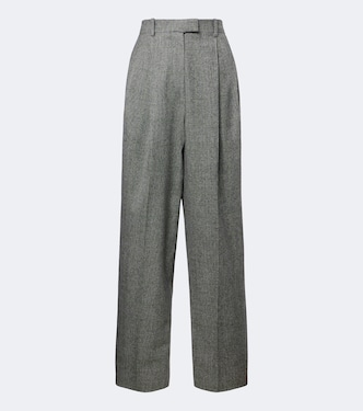 Prince of Wales wool wide-leg pants | Givenchy