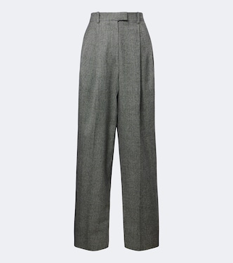 Prince of Wales wool wide-leg pants | Givenchy