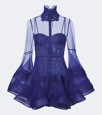 Clash Lantern silk organza minidress | Zimmermann