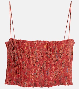 Cropped-Top Allegra aus Ramie | SIR