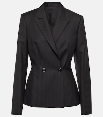 Herringbone wool gabardine blazer | Alaïa