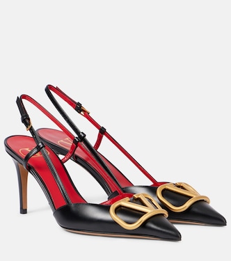 VLogo Signature 80 slingback pumps | Valentino Garavani