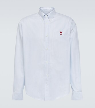 Ami De Cœur striped cotton poplin shirt | Ami Paris
