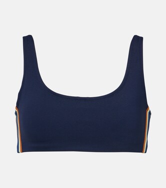 Striped sports bra | Tory Sport