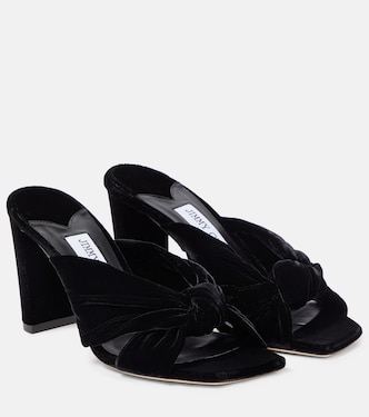 Avenue 85 velvet mules  | Jimmy Choo