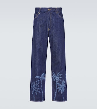 Jungle printed straight jeans | Alanui