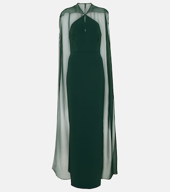 Robe longue en crêpe de satin | Roland Mouret
