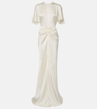 Robe aus Satin | Victoria Beckham